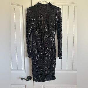 Women’s FashionNova Black Sequin Mini Dress